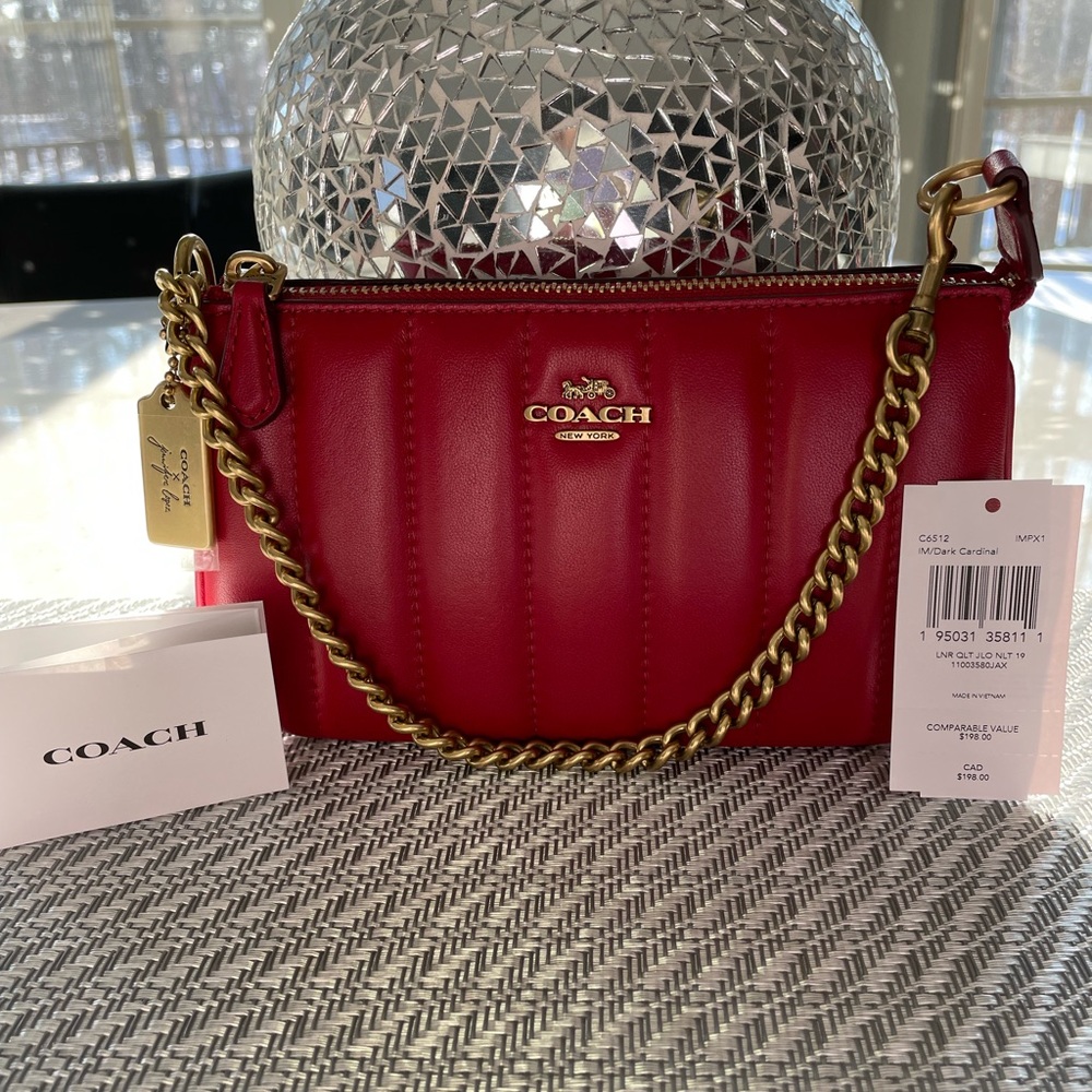 NWT!❤️‍🔥❤️‍🔥COACH X JENNIFER LOPEZ NOLITA 19!